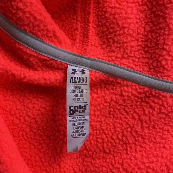 Under Armour, Ejercicio Women Vests, Orange and Silver Color, Size YLG/JG/G. - Picture 5 of 6